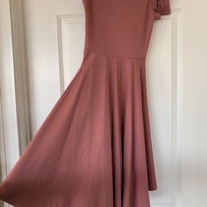 Mauve High Low Dress